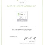 Best of Houzz Award 2017