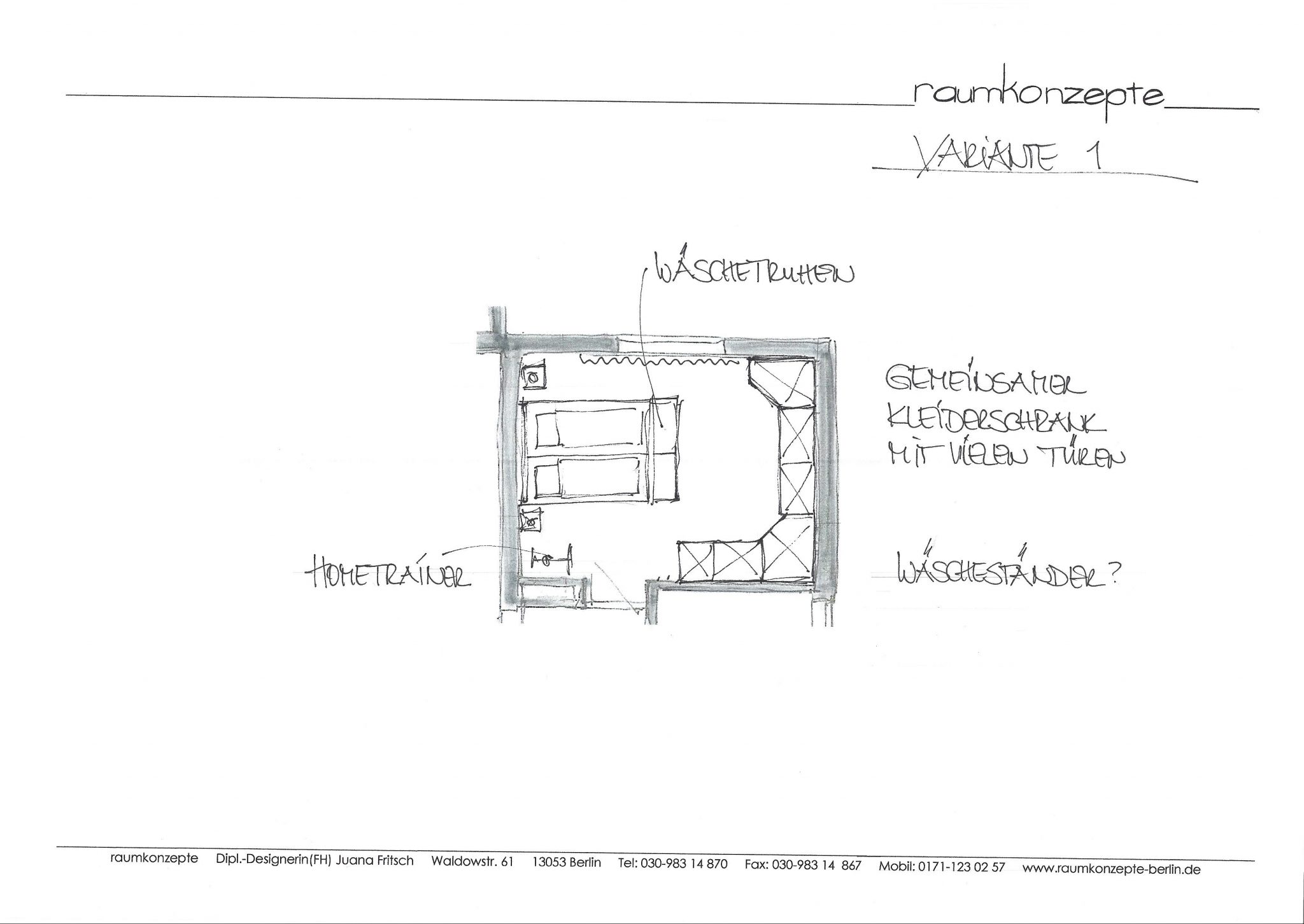 Ein weißes Schlafzimmer, viel Stauraum und kreative Lösungen - raumkonzepte