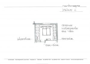Ein weißes Schlafzimmer, viel Stauraum und kreative Lösungen - raumkonzepte