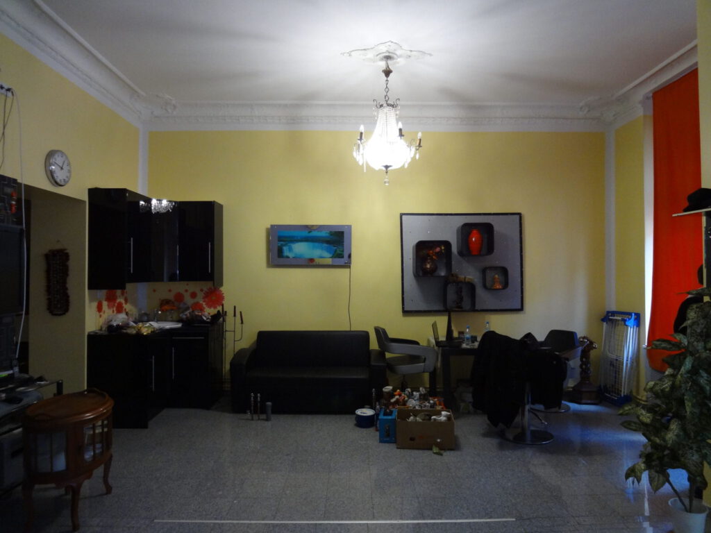 Shop Tresenbereich vor Umgestaltung ohne Verkaufs-Tresen