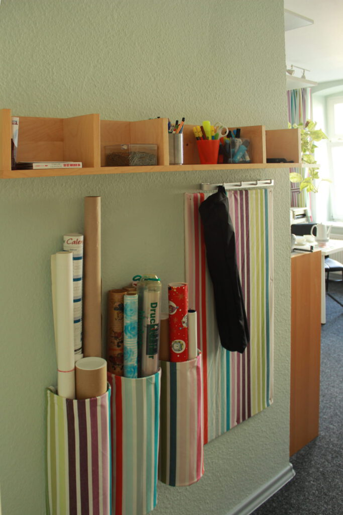 Homeoffice Eingang linke Seite nach Umgestaltung