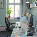 Homeoffice Fensterseite nach Umgestaltung