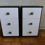 kleine Kommoden nachher, schwarz und weiss, richtig fesch