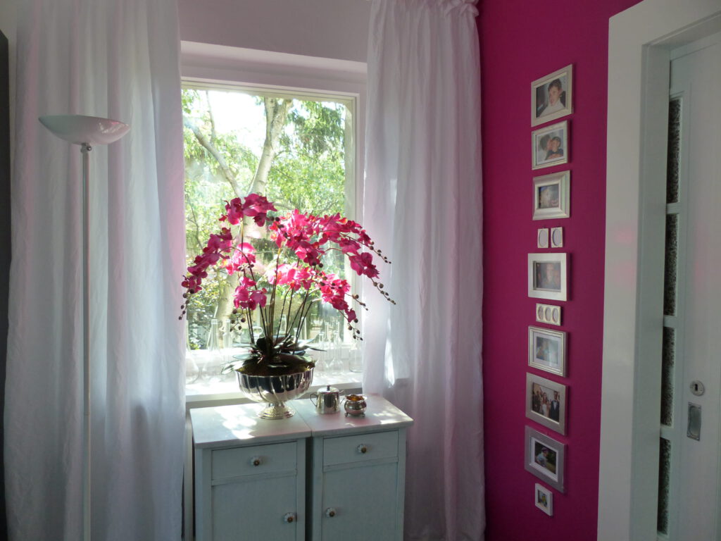 pinke Orchidee Fertig schöner Gesamteindruck