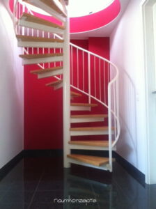Wendeltreppe optisch als Skulptur